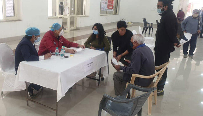 Free Health Check-up camp at Sector – 15, Faridabad