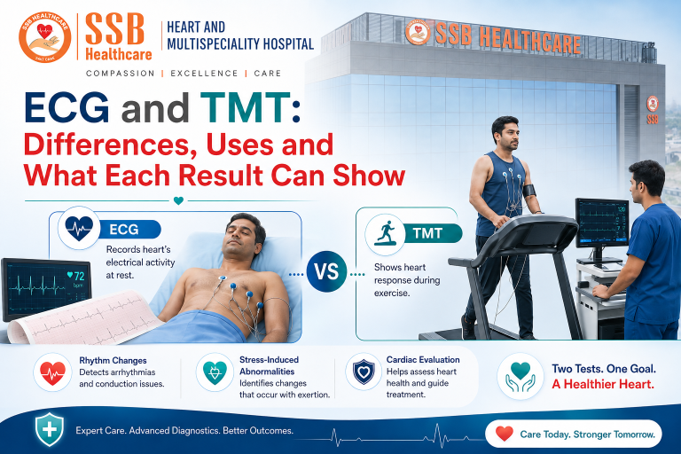 ECG and TMT: differences, uses and what each result can show