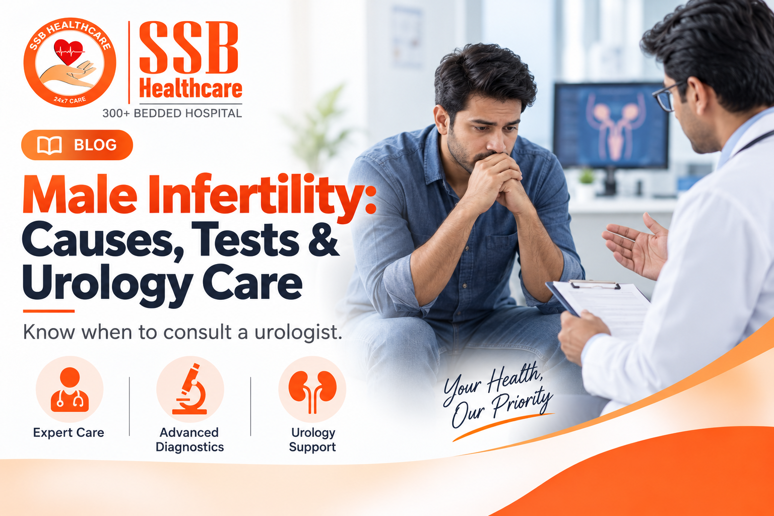 Male Infertility: Causes, Tests & When to Consult a Urologist