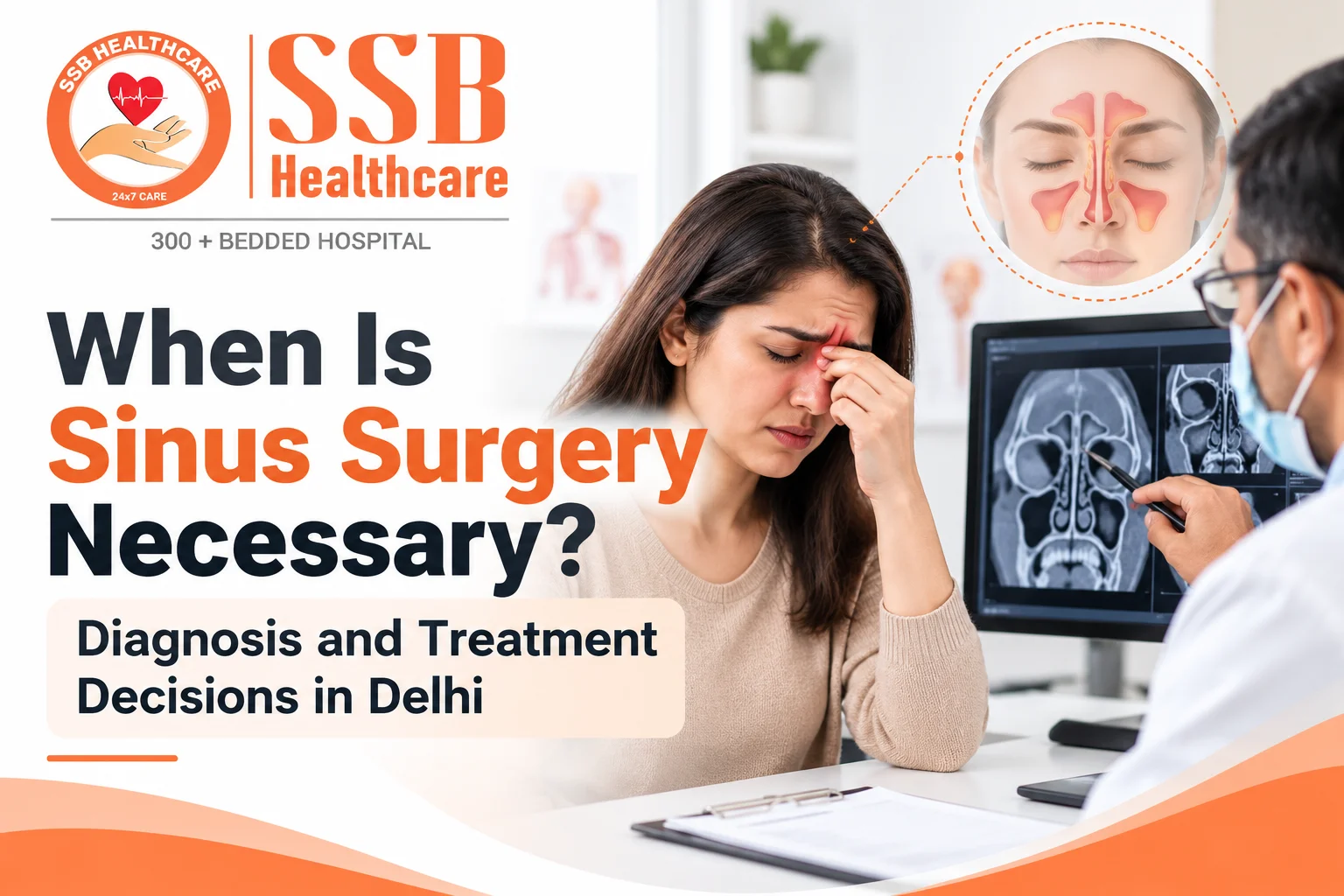 When Is Sinus Surgery Necessary? Diagnosis and Treatment Decisions in Delhi